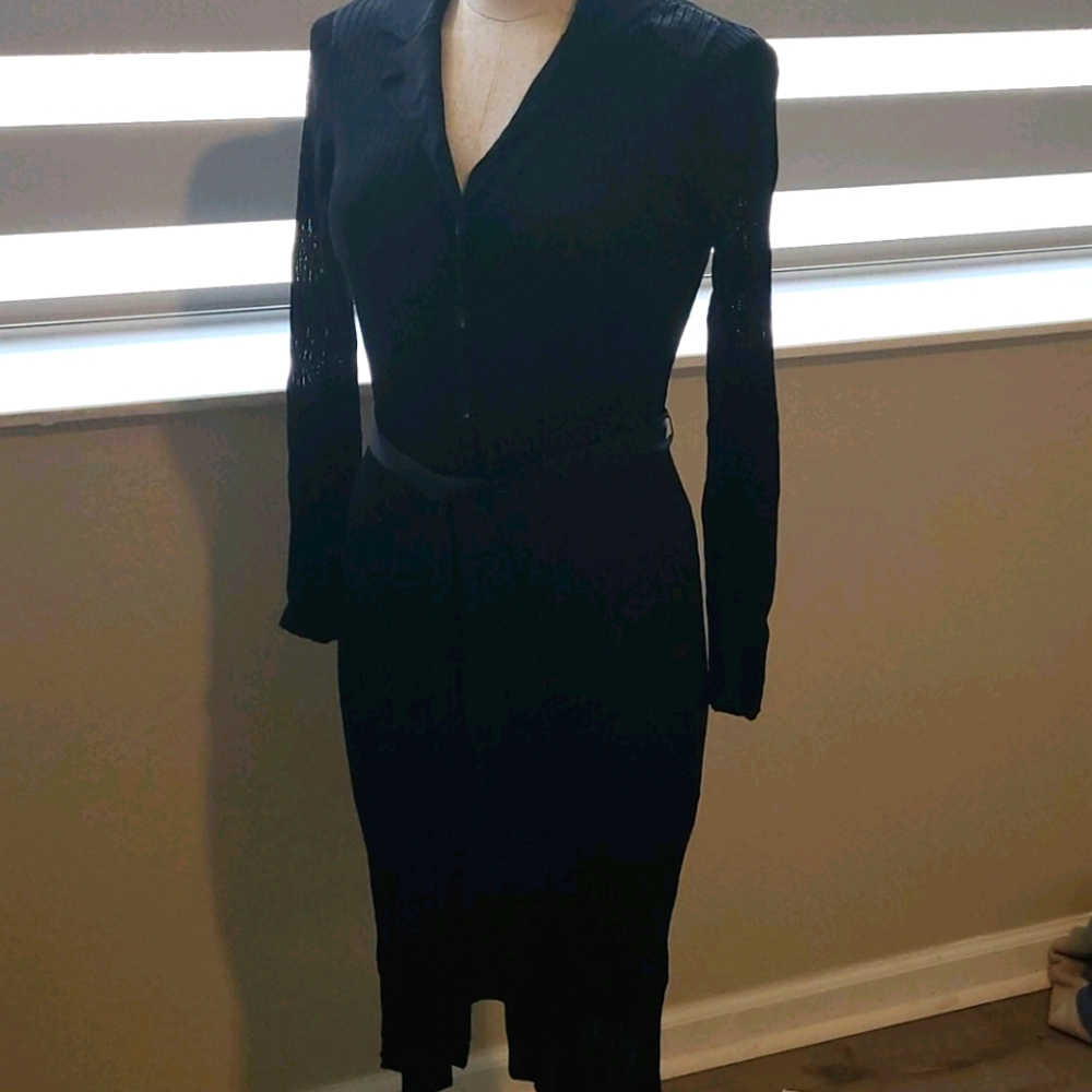 Black Jacob long cardigan